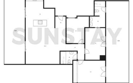 Penthouse in Plaza de la Reina